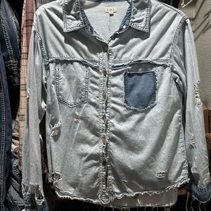 POL Light Blue Denim Shirt